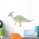 Parasaurolophus Pencil Drawing with Wall Decal