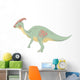 Parasaurolophus Pencil Drawing with Wall Decal