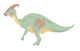 Parasaurolophus Pencil Drawing with Wall Decal