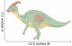 Parasaurolophus Pencil Drawing with Wall Decal