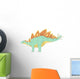 Stegosaurus Pencil Drawing with Wall Decal