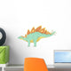 Stegosaurus Pencil Drawing with Wall Decal