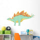 Stegosaurus Pencil Drawing with Wall Decal