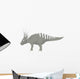 Styracosaurus Pencil Drawing with Wall Decal