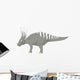 Styracosaurus Pencil Drawing with Wall Decal