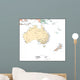 Map of Australia Wall Mural