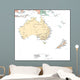 Map of Australia Wall Mural