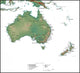 Map of Australia Wall Mural