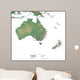 Map of Australia Wall Mural