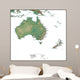 Map of Australia Wall Mural