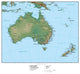 Map of Australia Wall Mural