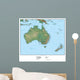 Map of Australia Wall Mural
