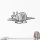 Cartoon Armadillo Wall Decal