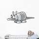 Cartoon Armadillo Wall Decal