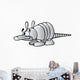Cartoon Armadillo Wall Decal