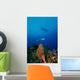 Barracuda Swims amongst Coral Wall Decal