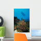 Diver and Boat above Wall Decal