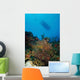 Diver and Boat above Wall Decal