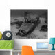 Diver Exploring Wreck Sunken Wall Decal
