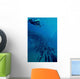 Scuba Diver Swimming over Wall Decal