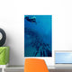 Scuba Diver Swimming over Wall Decal