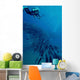 Scuba Diver Swimming over Wall Decal