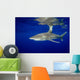Oceanic Whitetip Shark with Wall Decal Design 3