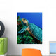 Feeding Hawksbill Sea Turtle Wall Decal