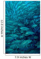 Inside School Jack Fish Wall Decal