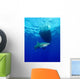 Oceanic Whitetip Shark Circling Wall Decal