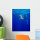 Diving with Oceanic Whitetip Wall Decal