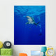 Diving with Oceanic Whitetip Wall Decal