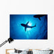 Silhouette Oceanic Whitetip Shark Wall Decal
