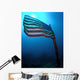 American Flag Sunken Ship Wall Decal