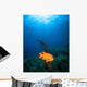 Sunrays Shining Garibaldi Damselfish Wall Decal