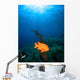 Sunrays Shining Garibaldi Damselfish Wall Decal