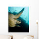 Green Turtle Bunaken Marine Wall Decal Design 2