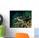 Hawksbill Sea Turtle Feeding Wall Decal