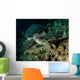 Hawksbill Sea Turtle Feeding Wall Decal