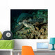 Hawksbill Sea Turtle Feeding Wall Decal