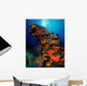 Colorful Reef Scene with Wall Decal
