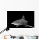 Oceanic Whitetip Shark Black Wall Decal Design 1