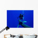 Diver Has Encounter with Wall Decal