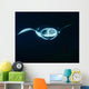 Reef Manta Ray Feeding Wall Decal