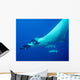 Giant Oceanic Manta Ray Wall Decal