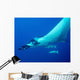 Giant Oceanic Manta Ray Wall Decal