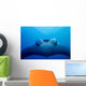 Approaching Oceanic Manta Ray Wall Decal