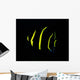 Juvenile Gray Angelfish West Wall Decal Design 2
