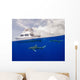 Two Oceanic Whitetip Sharks Wall Decal