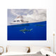 Two Oceanic Whitetip Sharks Wall Decal